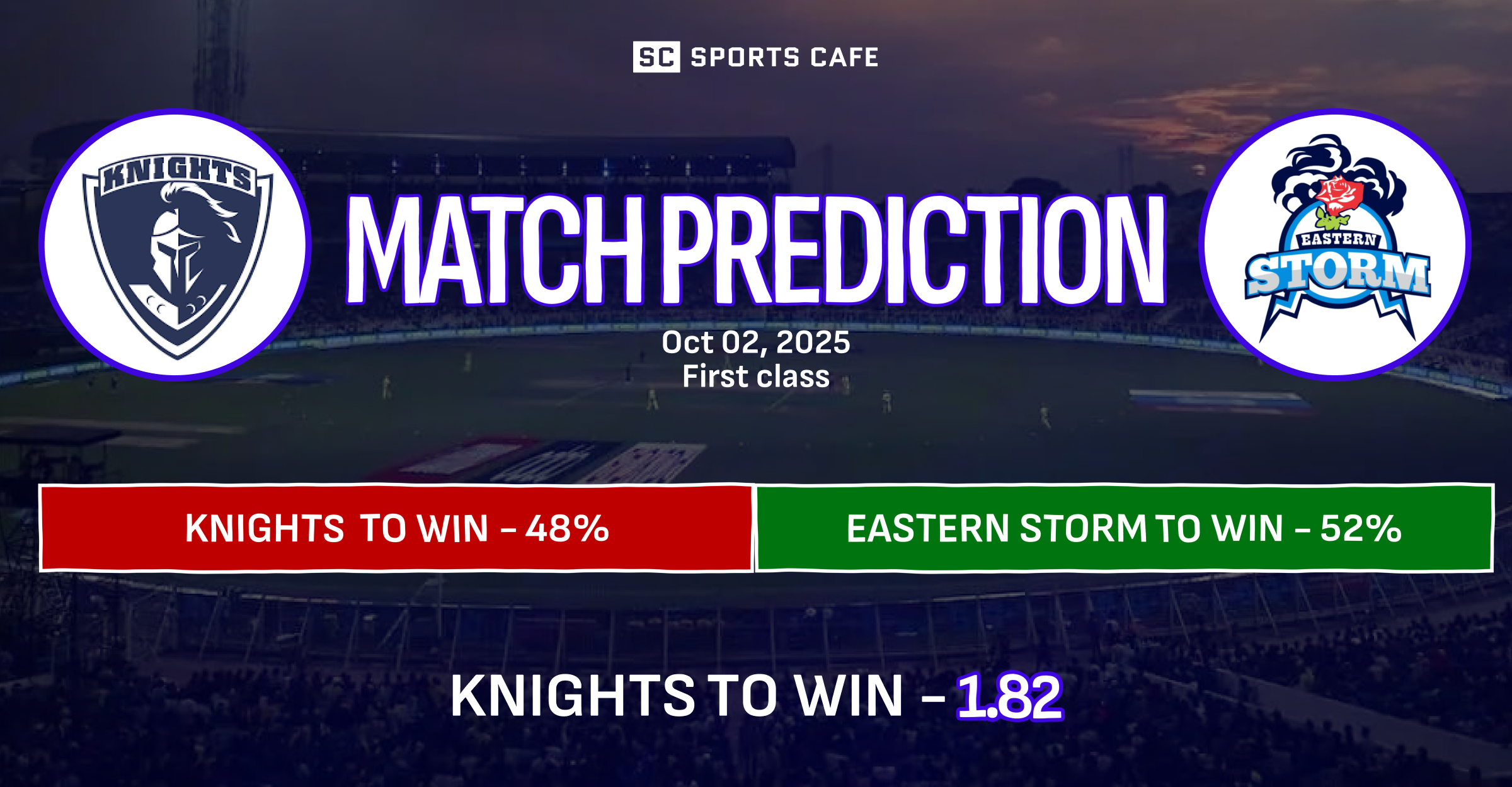 Knights vs Eastern Storm